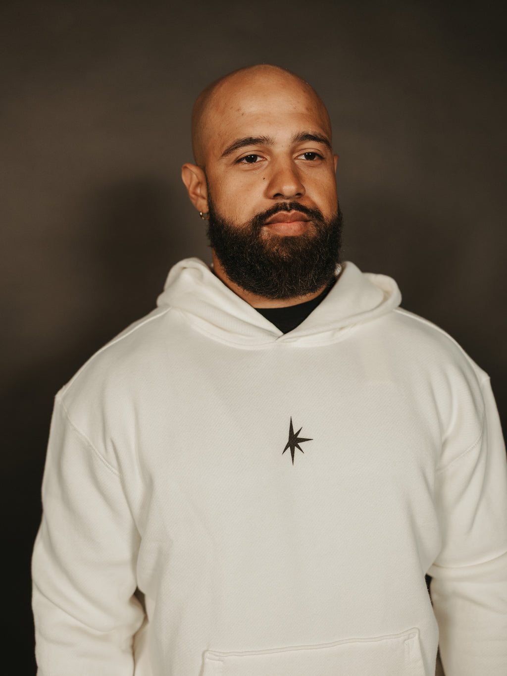 True North White Elwood Hoodie