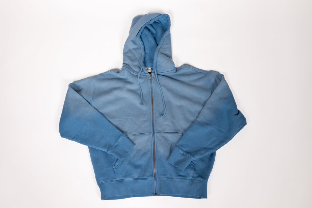 True North Blue Elwood Zip Hoodie "Sundried"