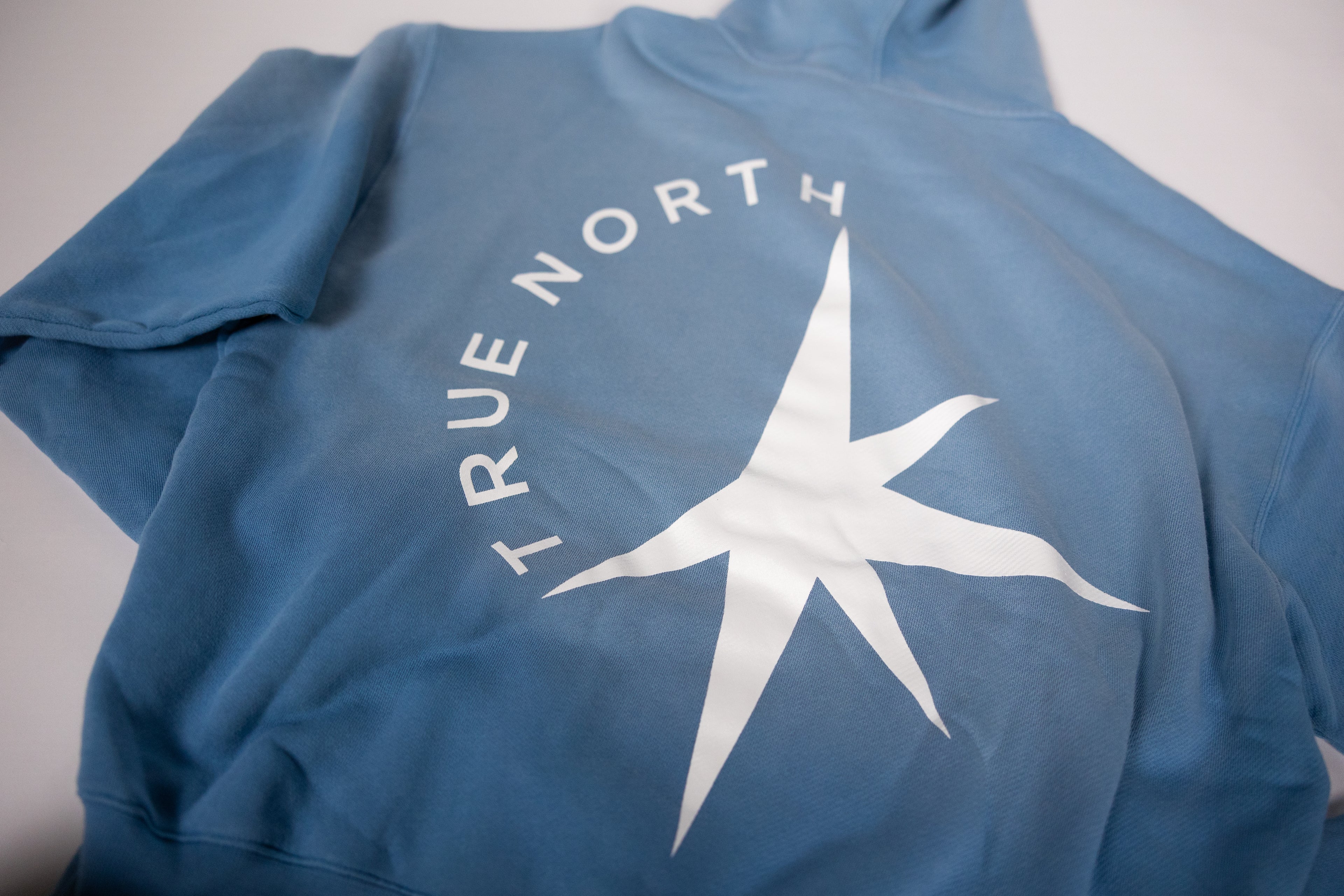 True North Blue Elwood Zip Hoodie "Sundried"
