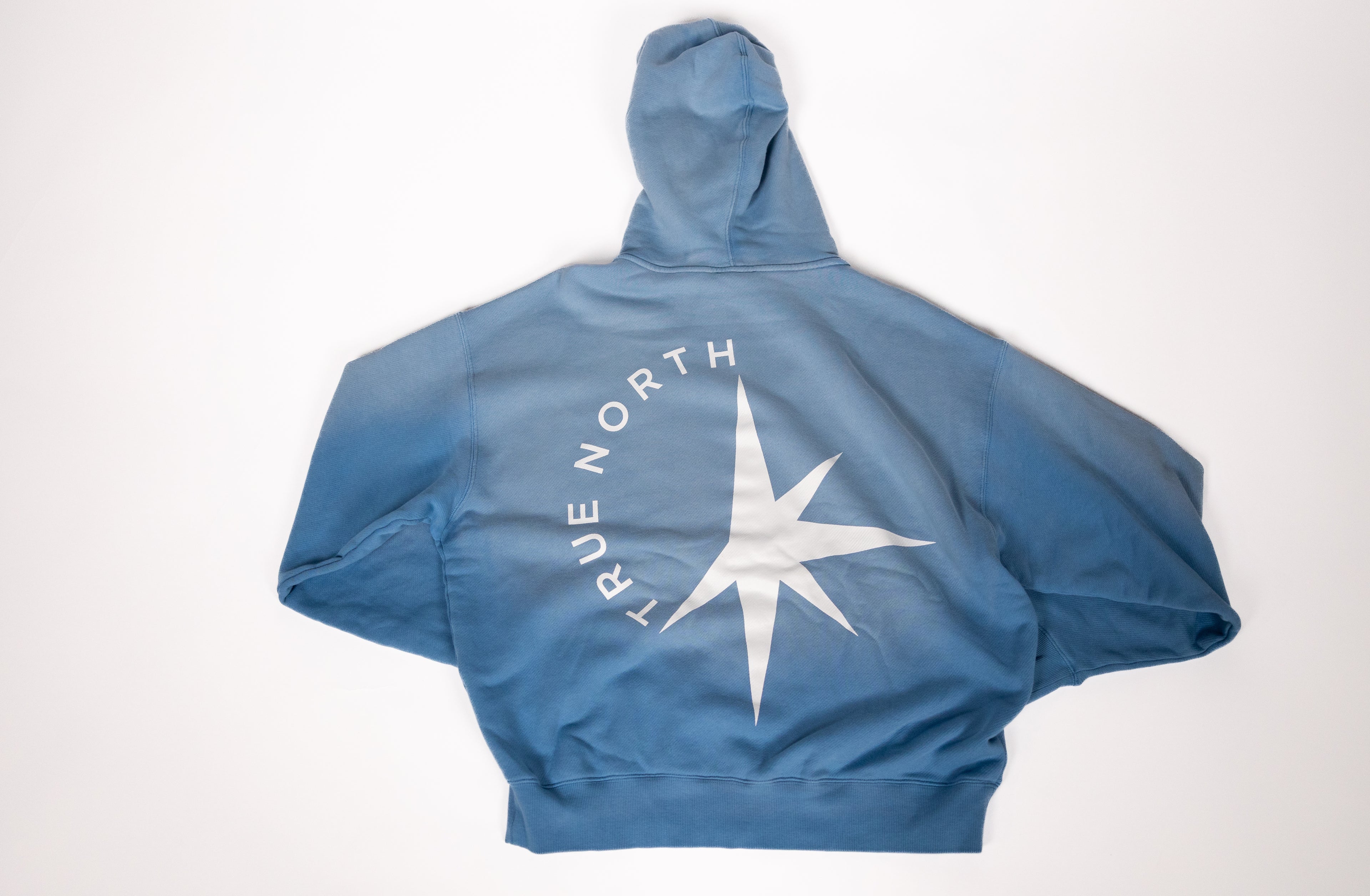 True North Blue Elwood Zip Hoodie "Sundried"