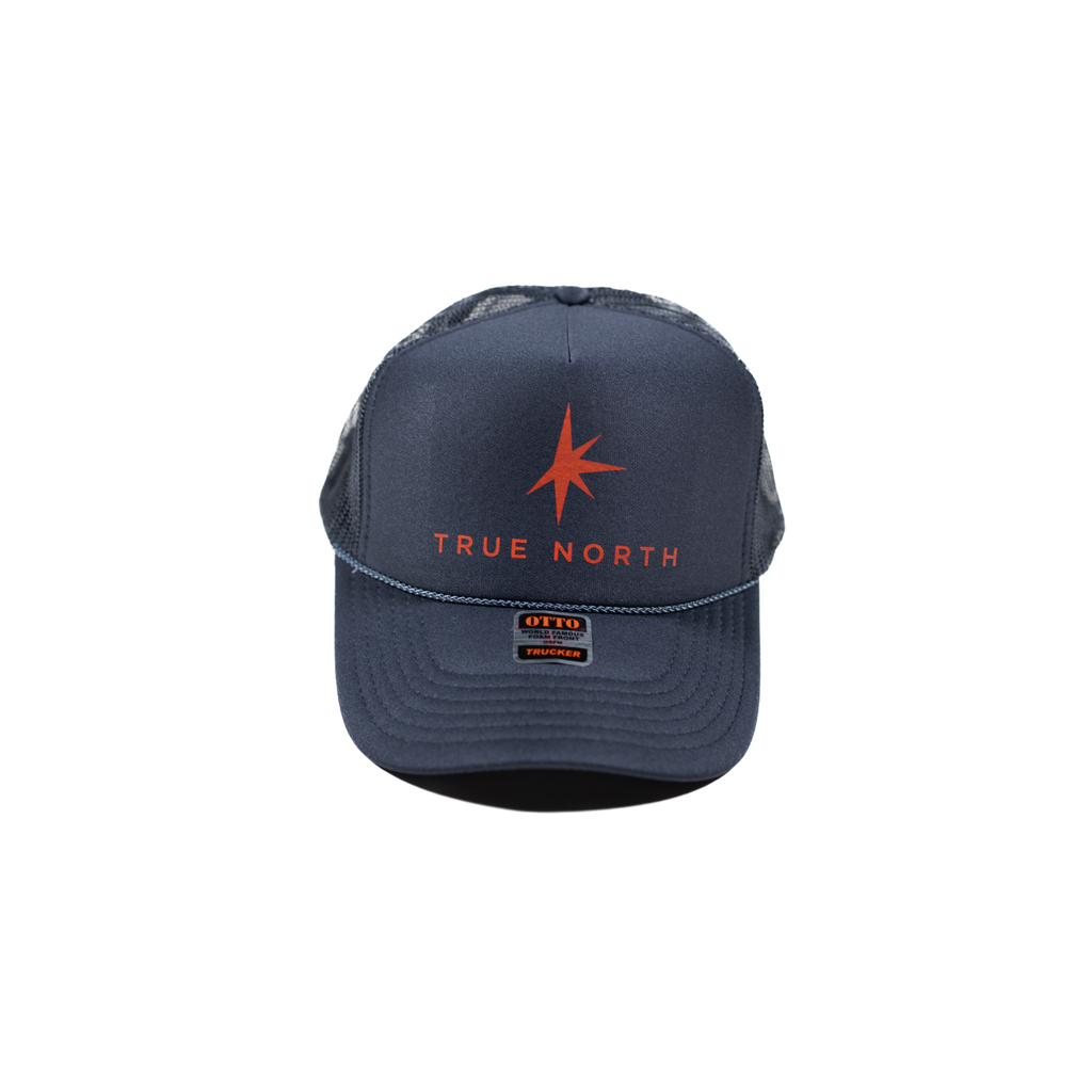 Navy Blue Trucker Hat True North