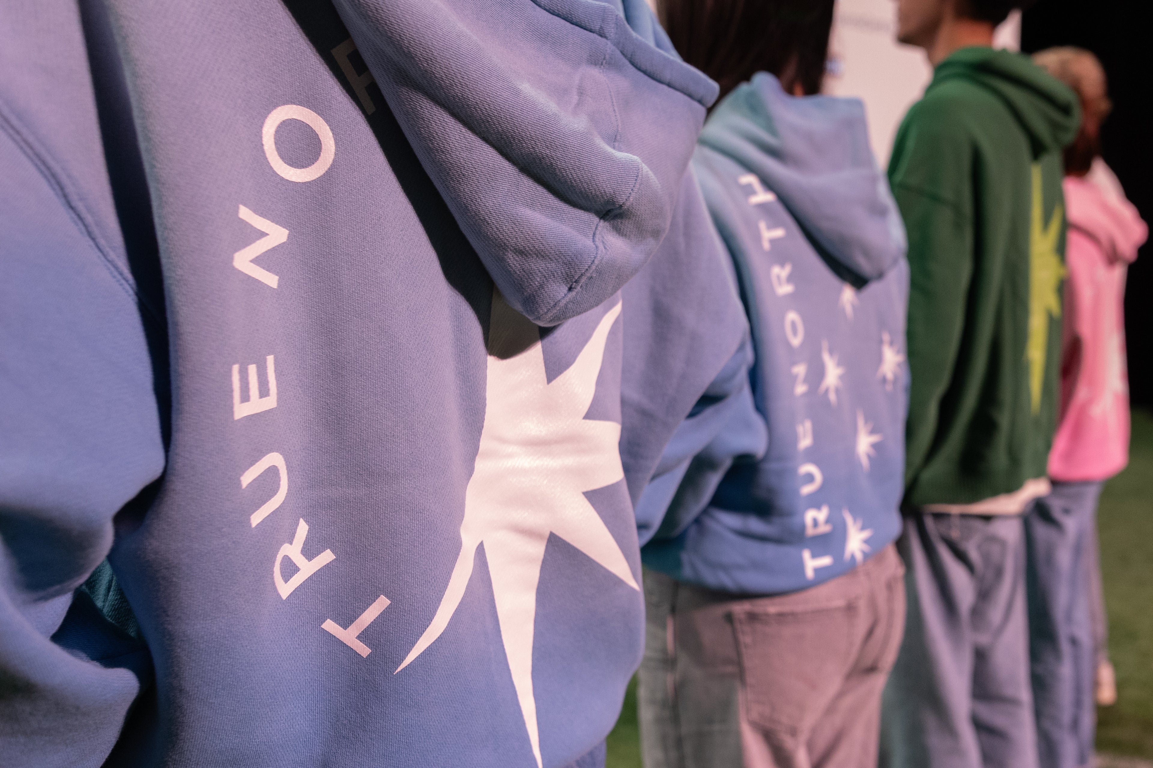 True North Blue Elwood Zip Hoodie "Sundried"
