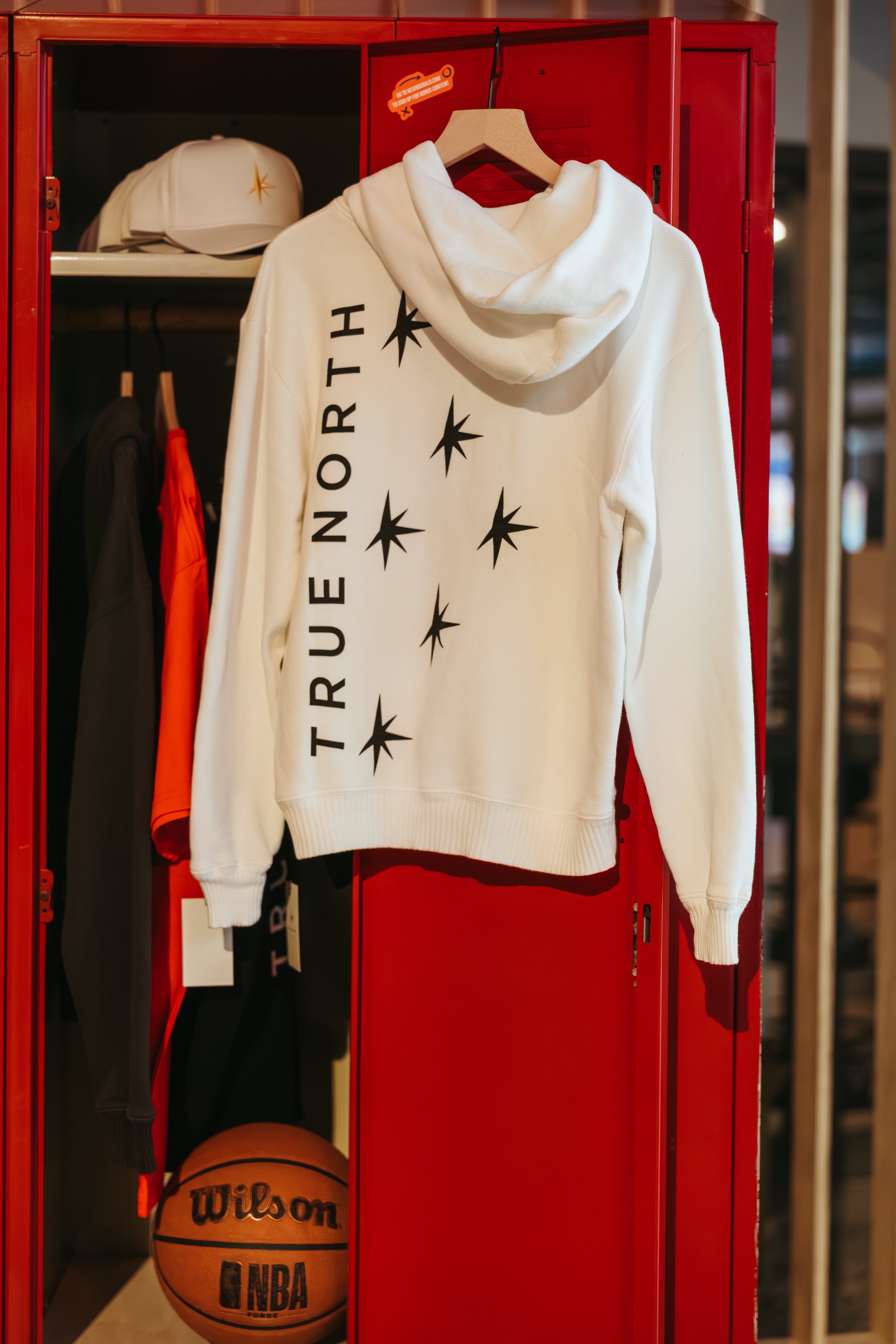 True North White Elwood Hoodie