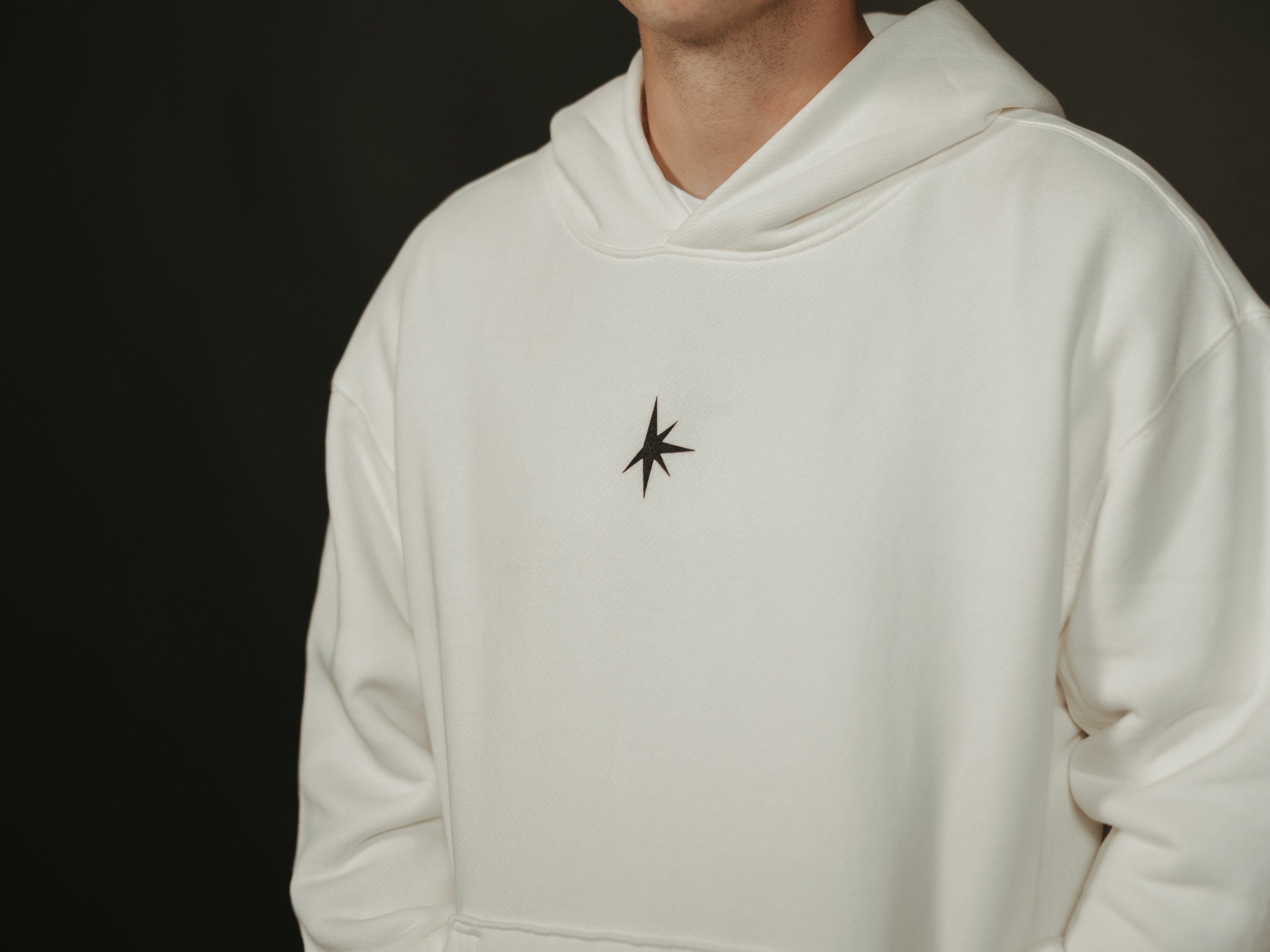 True North White Elwood Hoodie