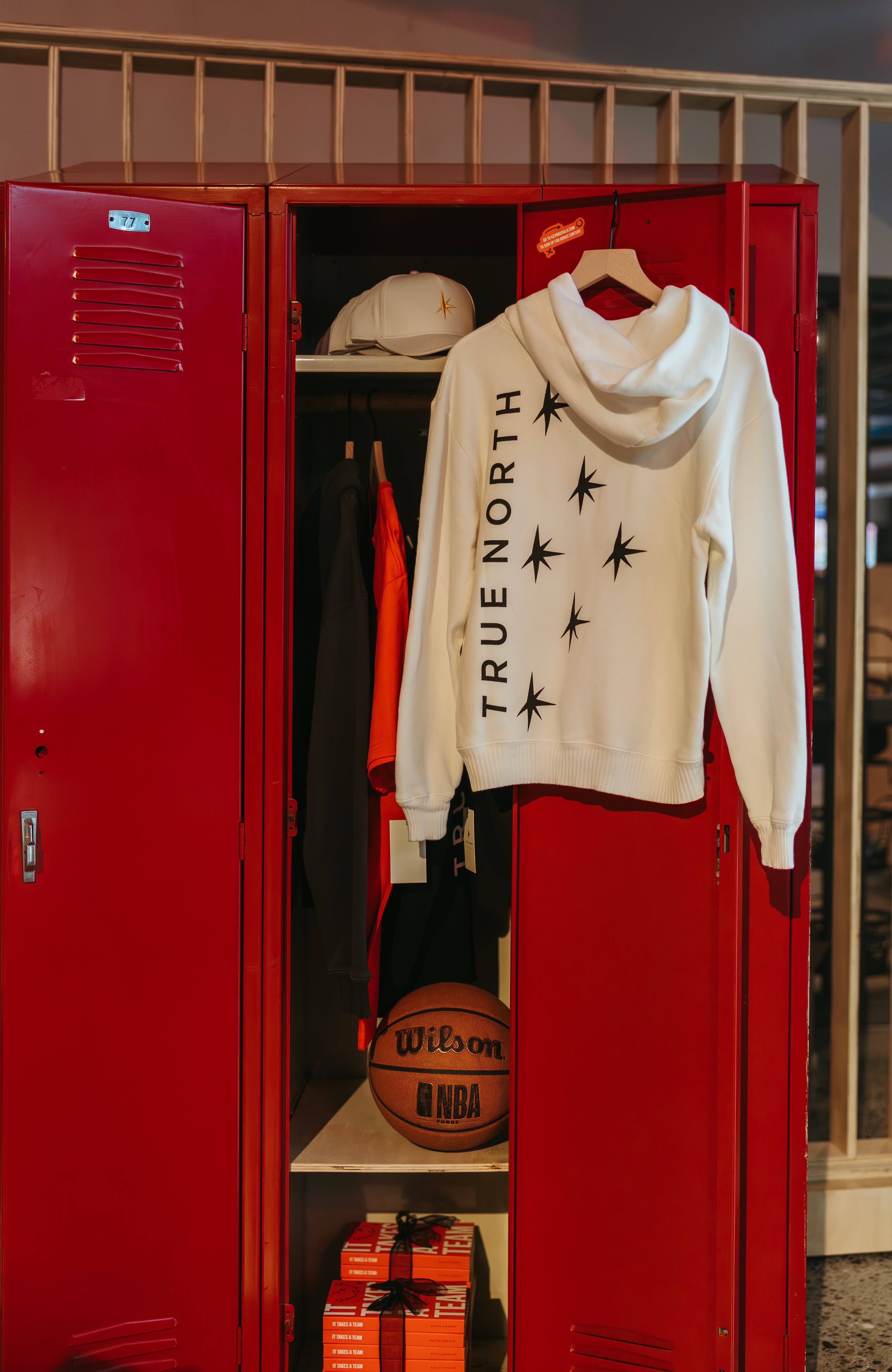 True North White Elwood Hoodie