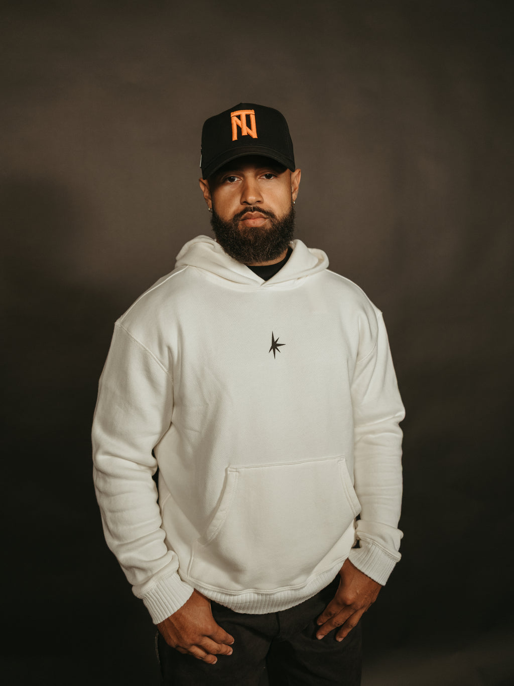 True North White Elwood Hoodie